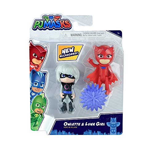 JP PJ Masks PJM65L00 PJ Masks Juego de 2 Figuras, Serie 2-Owlette y Luna Girl