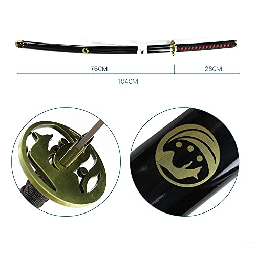 Juego de anime Touken Ranbu Online Cosplay Sword, Blade Props para Nakigitsune, Blade, juguetes decorativos para armas, Anime Cosplay, espada de madera, Blade, juguetes decorativos para armas