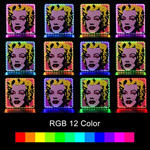 Juego de luces LED para Lego 31197 Art Andy Warhol?s Marilyn Monroe Building Blocks Model - Kit de luz compatible con Lego 31197 (no incluido el modelo)