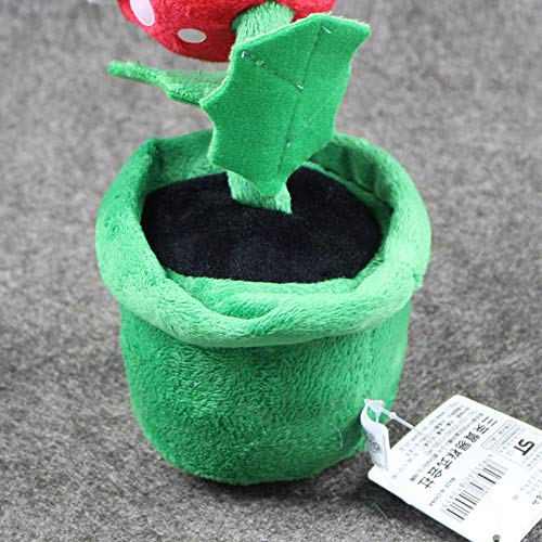 Juego Super Mario Plush Piranha Plant Mario Plush Anime Juguetes Juguetes suaves para niños Peluche Mario Peluche Peluche Peluche Juguetes Niños Regalos 25Cm