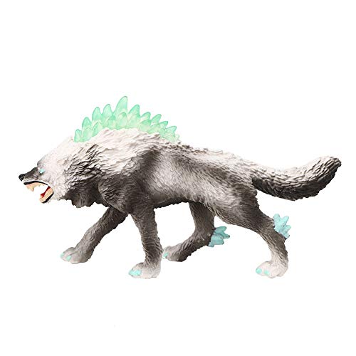 Juguete de dinosaurio, juguete de dinosaurio monstruo de bestia simulada, Lobo de nieve, modelo de animal de simulación, juguete educativo, decoración del hogar(M-1331)