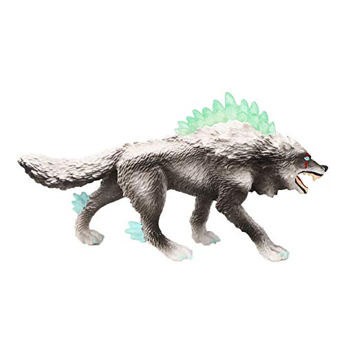 Juguete de dinosaurio, juguete de dinosaurio monstruo de bestia simulada, Lobo de nieve, modelo de animal de simulación, juguete educativo, decoración del hogar(M-1331)