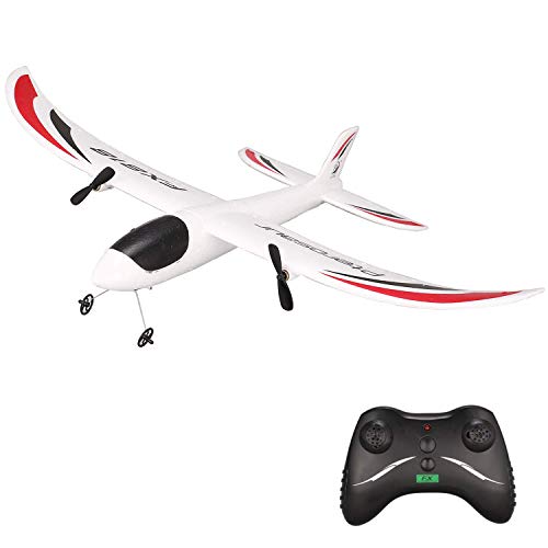 Juguetecnic Avion RC Teledirigido Planeador Electrico para Niños y Adultos EPP Poliespan Radiocontrol con Tren de Aterrizaje Aviones Teledirigidos Planeadores de Corcho 2 Canales Mini Sky Surfer