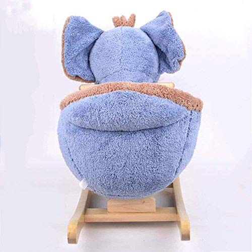 Juguetes animal de peluche Rockeros bebé caballo de madera for 1-4 años Los niños y niñas lindo del asiento del animal relleno del Presidente del niño del cabrito Rocker Rocker asiento blando Juguete