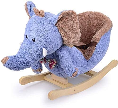 Juguetes animal de peluche Rockeros bebé caballo de madera for 1-4 años Los niños y niñas lindo del asiento del animal relleno del Presidente del niño del cabrito Rocker Rocker asiento blando Juguete