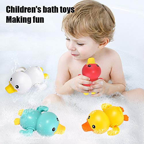 Juguetes de baño, patos de seguridad de plástico, animales para jugar en la bañera, juguetes de relojería, juguetes de piscina de baño, regalos para niños