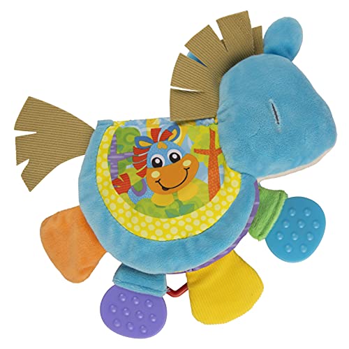 Juguetes Playgro Libro musical en forma de caballo Klipp Klapp, Juguete para bebés, A partir de 3 meses, Libre de BPA, Colorido, 40219