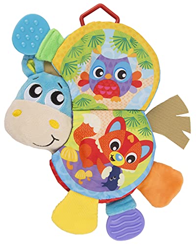 Juguetes Playgro Libro musical en forma de caballo Klipp Klapp, Juguete para bebés, A partir de 3 meses, Libre de BPA, Colorido, 40219