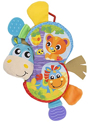 Juguetes Playgro Libro musical en forma de caballo Klipp Klapp, Juguete para bebés, A partir de 3 meses, Libre de BPA, Colorido, 40219