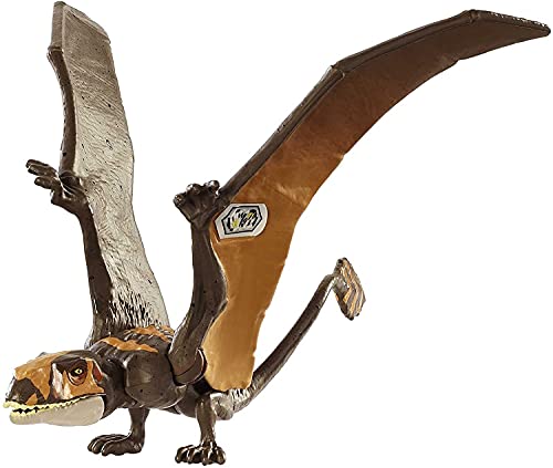 Jurassic World - Estuche salvaje de Dino Escape HBY72, diseño de dinosaurio Dimorfodon, figura articulada de 15 cm