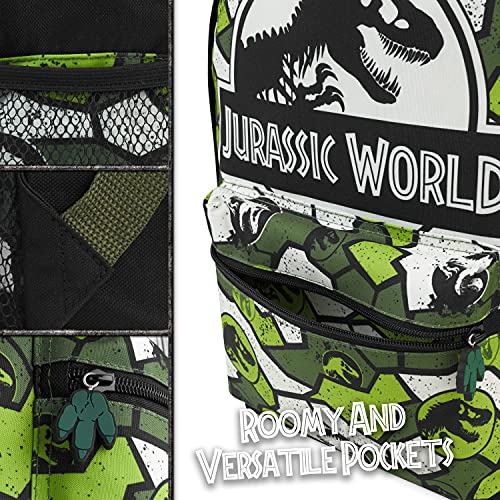 Jurassic World Mochilas Escolares, Material Escolar de Jurassic Park, Mochila Infantil de Camuflaje, Regalos Originales Para Niños y Adolescentes