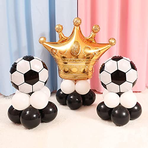 Jxuzh Globo de fútbol, cumpleaños, decoración para fiestas, accesorio de fútbol, decoración de cumpleaños para niños, globos de 8º cumpleaños para niños