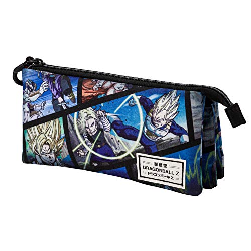 KARACTERMANIA Dragon Ball Frames-Estuche Portatodo Triple HS, Multicolor