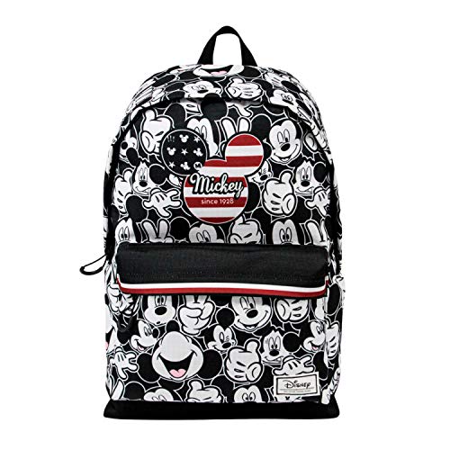 KARACTERMANIA Mickey Mouse U.S.A.-Mochila Freetime HS 1.1, Multicolor