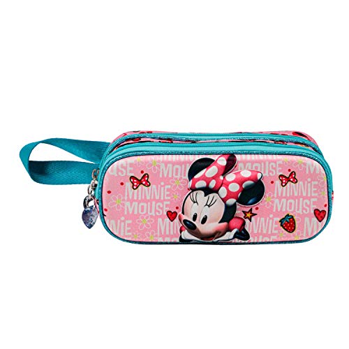 KARACTERMANIA Minnie Mouse Star-Estuche Portatodo 3D Doble, Multicolor