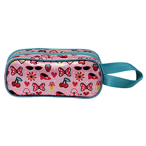 KARACTERMANIA Minnie Mouse Star-Estuche Portatodo 3D Doble, Multicolor