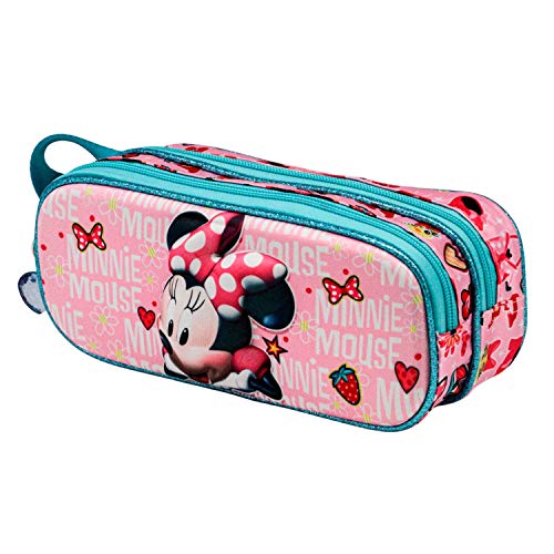 KARACTERMANIA Minnie Mouse Star-Estuche Portatodo 3D Doble, Multicolor