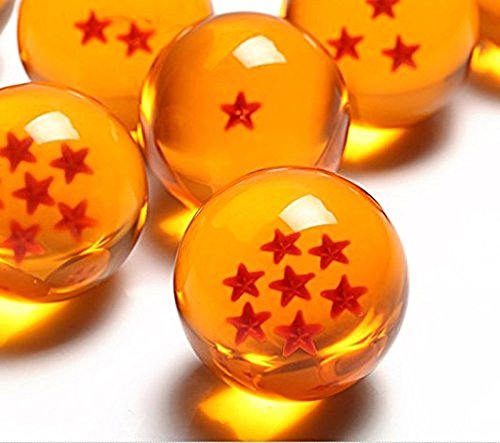 Katara Ball Z Con Caja Juego De 7 Bolas De Dragón Son Goku Con Estrellas Correspondientes, Cosplay, color naranja, 4 cm (1737)