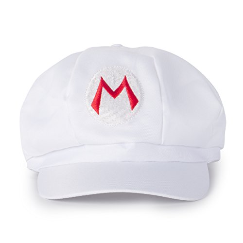 Katara Disfraz de Super Bros. Carnaval, Halloween-Gorra de Mario Fuego, Niños/Adultos, color blanco (MWEISS) , color/modelo surtido