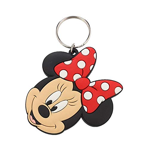 Keychain Disney - Llavero de Goma Minnie Head