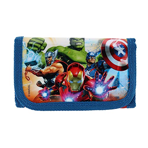 Kids Licensing |Reloj Digital + Billetera para Niños | Reloj Avengers | Billetera Avengers | Set Reloj y Billetera Infantil | Reloj de Pulsera Infantil | Caja Decorada para Regalo| Licencia Oficial