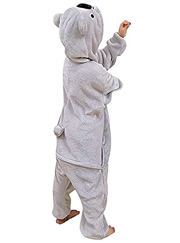 Kigurumi - Disfraces de animales para carnaval, Halloween o espectáculo, para fiestas de Navidad, pijama, mono, mono, mono, de invierno, unisex, Koala, L