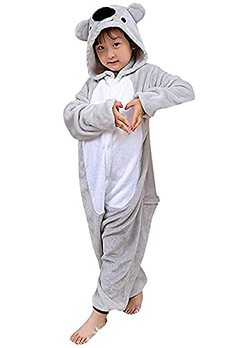 Kigurumi - Disfraces de animales para carnaval, Halloween o espectáculo, para fiestas de Navidad, pijama, mono, mono, mono, de invierno, unisex, Koala, L