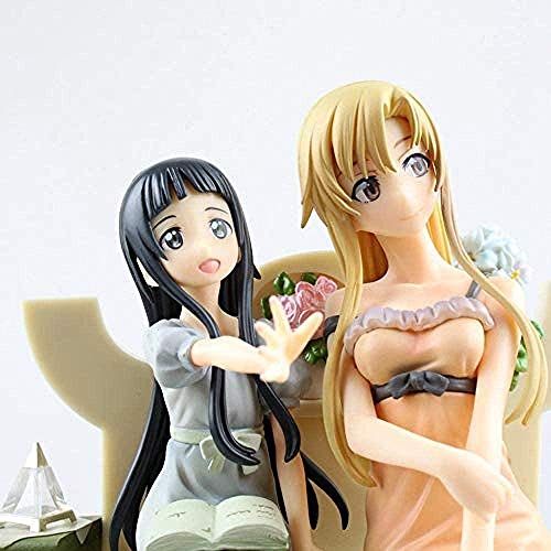 KIJIGHG Figuras de Juguete de Anime Sword Art Online Yuuki Asuna Yui Madre e Hija Figura de Anime Figuras de acción Modelo de Personaje de Anime 20,5 cm