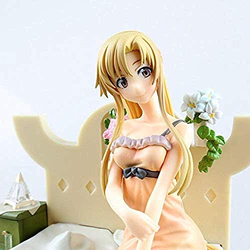 KIJIGHG Figuras de Juguete de Anime Sword Art Online Yuuki Asuna Yui Madre e Hija Figura de Anime Figuras de acción Modelo de Personaje de Anime 20,5 cm