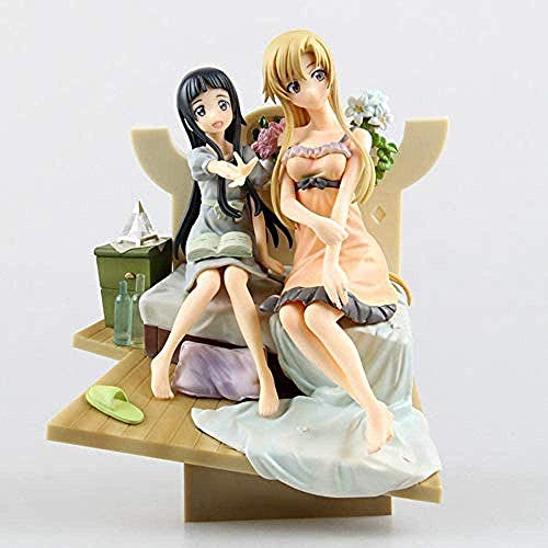 KIJIGHG Figuras de Juguete de Anime Sword Art Online Yuuki Asuna Yui Madre e Hija Figura de Anime Figuras de acción Modelo de Personaje de Anime 20,5 cm