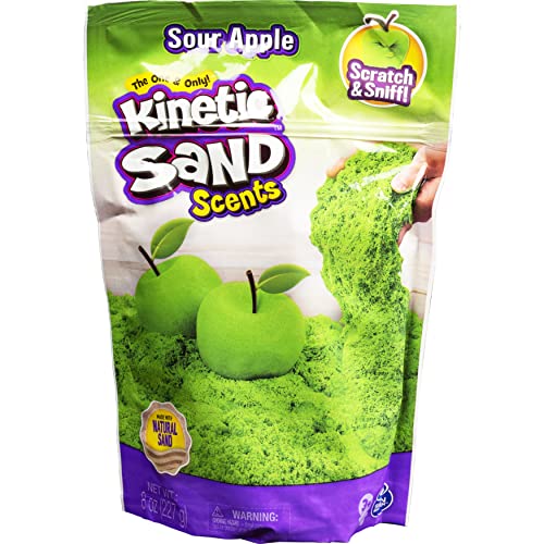 Kinetic Sand, 226g Scented, for Kids Aged 3 and Up (Assorted) Scents, 226 g de Arena cinética perfumada, para niños a Partir de 3 años (Surtido), Multicolor, (Spin Master 6053900)