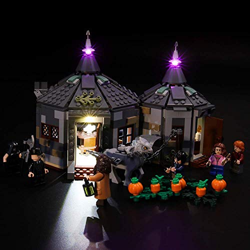 Kit de iluminación LED para Harry Potter Hagrid's Hut: Buckbeak's Rescue - Compatible con Lego 75947 Building Blocks Model- No incluye el juego Lego