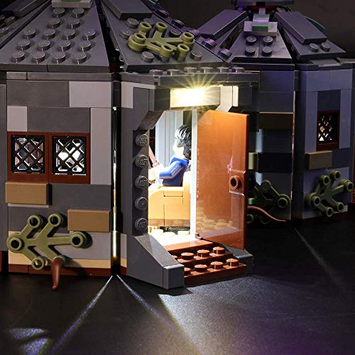 Kit de iluminación LED para Harry Potter Hagrid's Hut: Buckbeak's Rescue - Compatible con Lego 75947 Building Blocks Model- No incluye el juego Lego