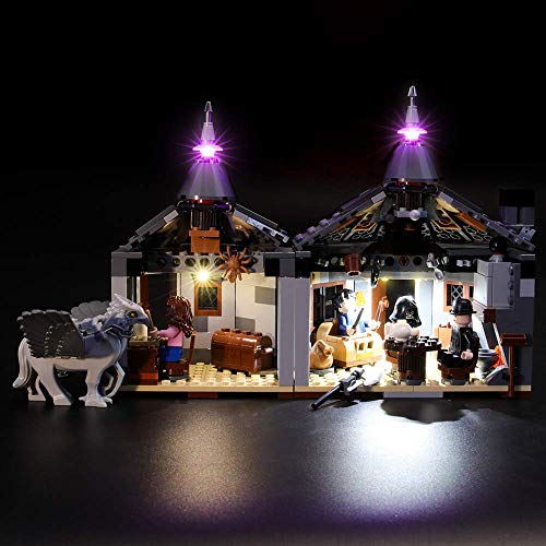 Kit de iluminación LED para Harry Potter Hagrid's Hut: Buckbeak's Rescue - Compatible con Lego 75947 Building Blocks Model- No incluye el juego Lego