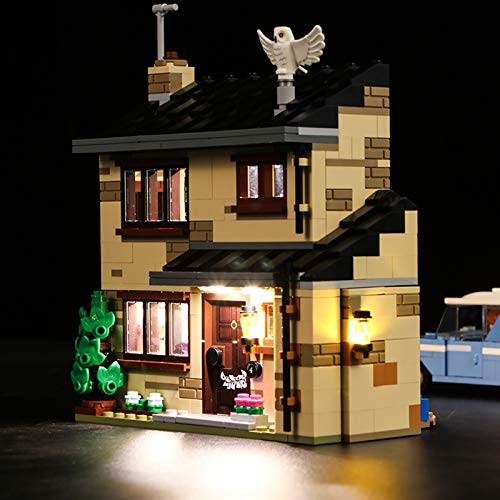 Kit De Iluminación Led para Lego Harry Potter Número 4 De Privet Drive, Compatible con Ladrillos De Construcción Lego Modelo 75968 (NO Incluido En El Modelo)