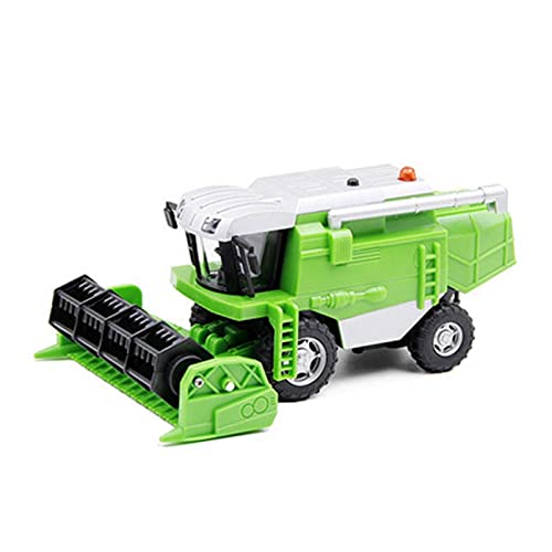 Kit Juguetes Coches Metal Resistente 1: 32 Simulación De Aleación De Fundición A Presión Cosechadora Agrícola Modelo De Coche Juguete para Niños Regalo Maravilloso Regalo (Color : Verde)