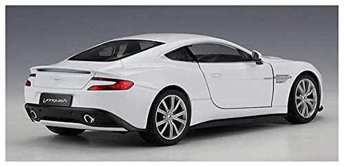 Kit Juguetes Coches Metal Resistente para Aston Martin Vanquish 1:24 Scale Kid Toy Diecast Alloy Metal Car Model Collection Coche De Simulación Maravilloso Regalo (Color : White)