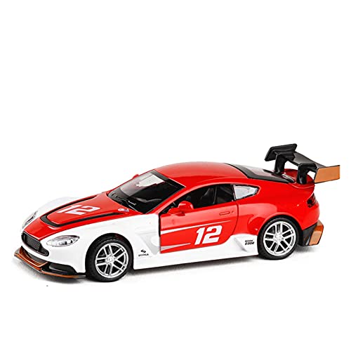 Kit Juguetes Coches Metal Resistente para Martin GT3 1:32 Simulación Finale Aleación Pull Back Racing Modelo Colección De Decoración De Regalo para Niños Maravilloso Regalo (Color : Negro)