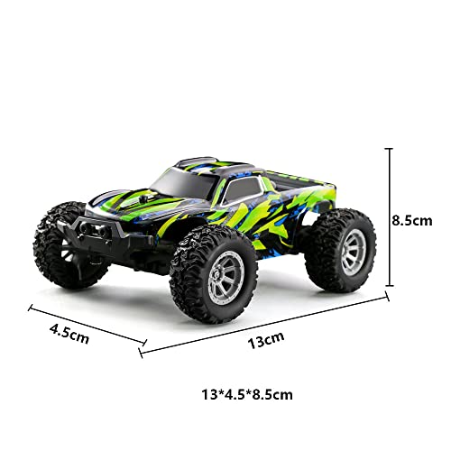 Klobvtt Mini RC Car 20 Km/h High Speed ​​Drift Racing 1:32 Escala Coches de Control Remoto Interior y Exterior Juguete eléctrico Off Road Vehículo controlado por Radio Camión, para niños y Adultos