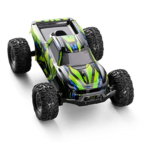 Klobvtt Mini RC Car 20 Km/h High Speed ​​Drift Racing 1:32 Escala Coches de Control Remoto Interior y Exterior Juguete eléctrico Off Road Vehículo controlado por Radio Camión, para niños y Adultos