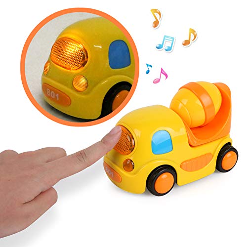 kramow Coches Teledirigidos Niños 2 Años,Juguetes 2 Años,RC Juguetes para Bebés Niños 2 Años,Juguetes Niños 3 Años,Música y Luces