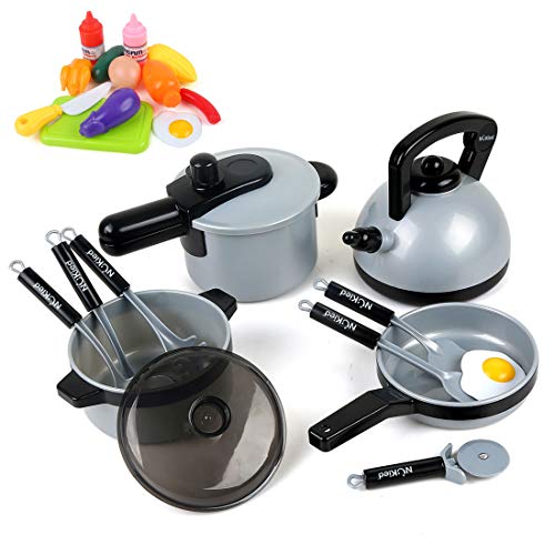 kramow Juguete de Cocina Set,Cocina de Juguete,Niños de 3 Años de Edad,22 Piezas