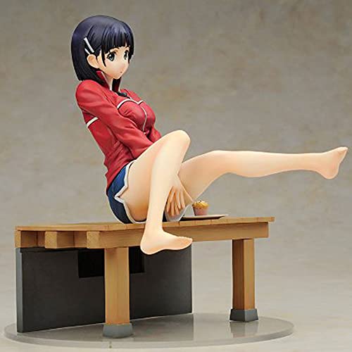 La Figura De Proporción Kirigaya Suguha Doll, De "Sword Art Online" Mide 6.2 Pulgadas De Alto Y Está Hecha De Material De PVC. Como Regalo De Cumpleaños. Pronto, Leafa, Diosa Madre Tierra Terraria