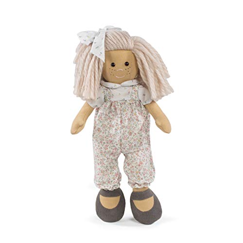 La Nina- Muñeca Marta Violeta 38 Cm Trapo, Color Rosa (65080)