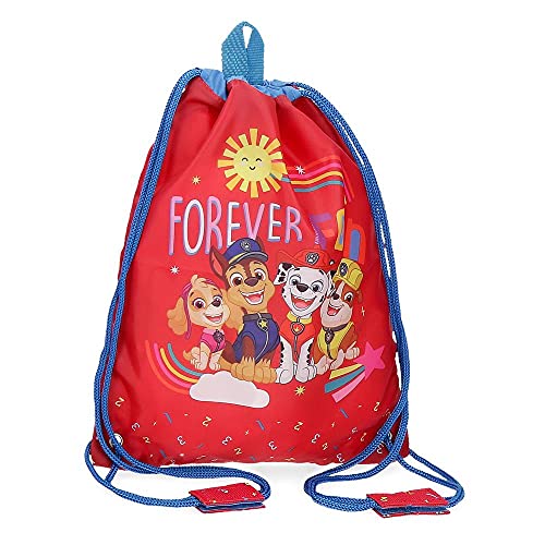 La Patrulla Canina Paw Patrol Forever Fun Bolsa de Merienda Rojo 27x34 cms Poliéster