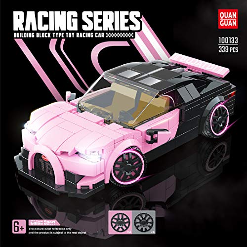 LAKA Technic Racing Car Model 339Pcs Supercar Series Sports Car Brick Toy Gift para Bugatti Compatible con Lego Technic