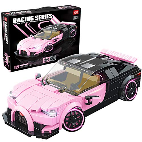 LAKA Technic Racing Car Model 339Pcs Supercar Series Sports Car Brick Toy Gift para Bugatti Compatible con Lego Technic