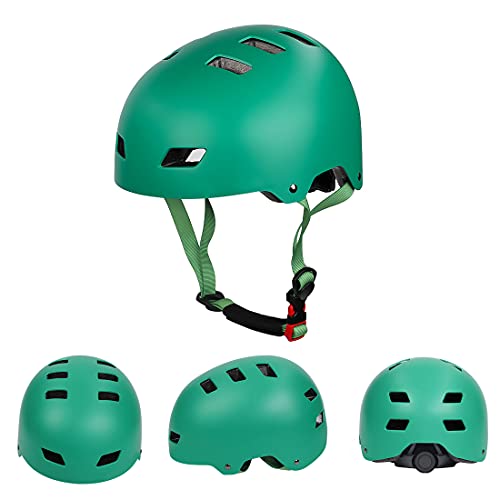 LANOVAGEAR Casco Skate,Casco Bicicleta con CE Certifiacdo,Unisex Adultos Jovenes Ninos Casco Patinete para Ciclismo Skate Patinaje Skateboard