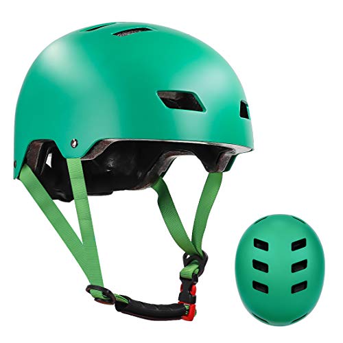 LANOVAGEAR Casco Skate,Casco Bicicleta con CE Certifiacdo,Unisex Adultos Jovenes Ninos Casco Patinete para Ciclismo Skate Patinaje Skateboard