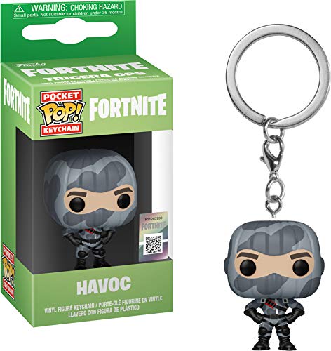 Last Level- Pocket Llavero Pop Fortnite. Havoc, Multicolor (Funko 1), Color, Modelo Surtido